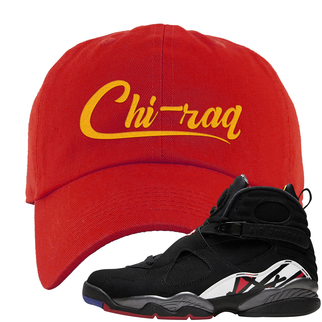Playoffs 8s Dad Hat | Chiraq, Red