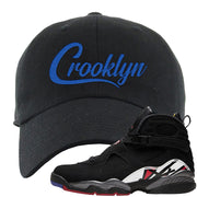 Playoffs 8s Dad Hat | Crooklyn, Black