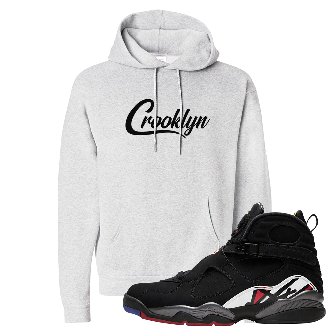 Playoffs 8s Hoodie | Crooklyn, Ash