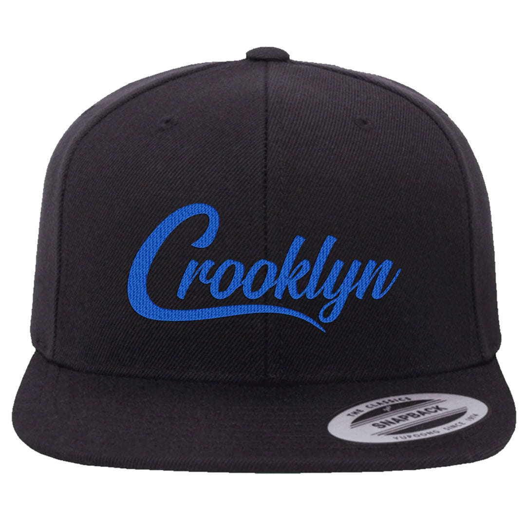 Playoffs 8s Snapback Hat | Crooklyn, Black