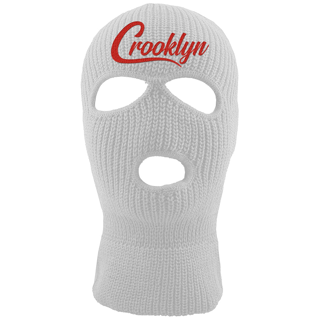Playoffs 8s Ski Mask | Crooklyn, White