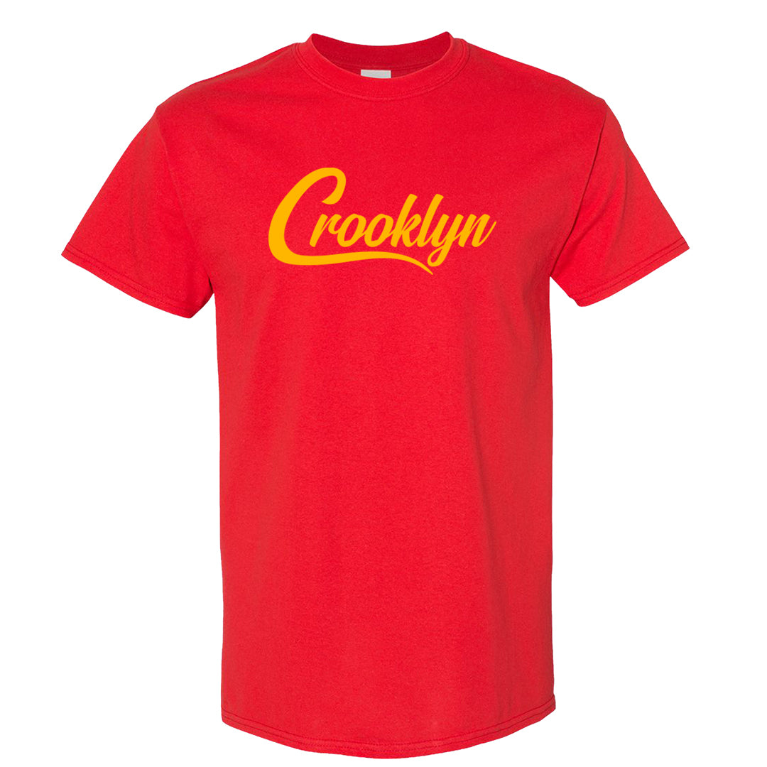 Playoffs 8s T Shirt | Crooklyn, Red
