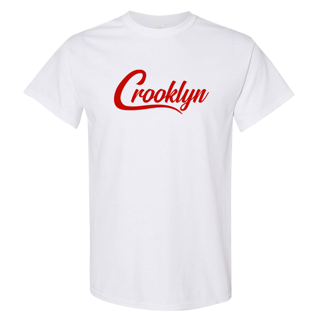 Playoffs 8s T Shirt | Crooklyn, White
