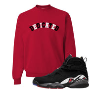 Playoffs 8s Crewneck Sweatshirt | Dedicated, Red