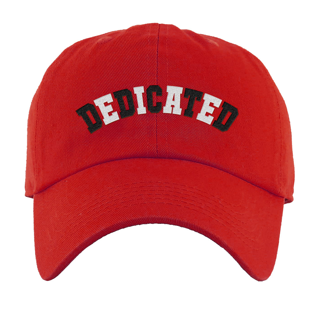 Playoffs 8s Dad Hat | Dedicated, Red