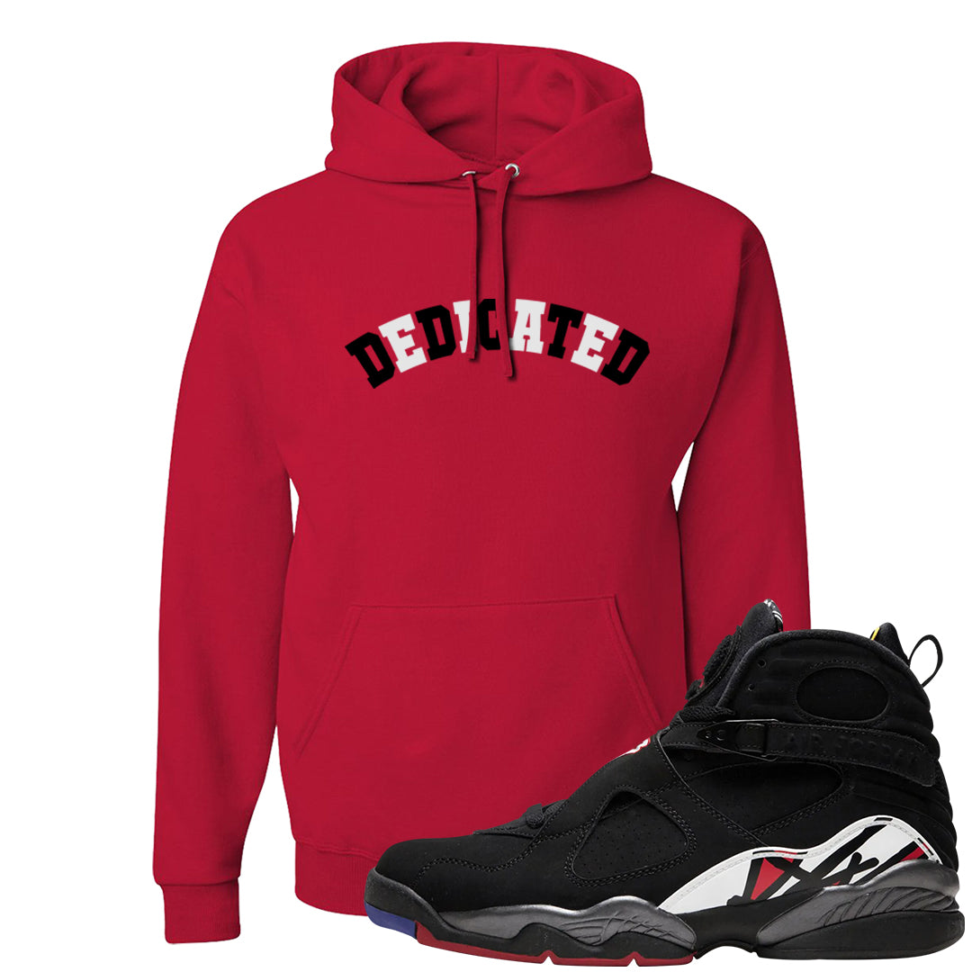 Playoffs 8s Hoodie | Dedicated, Red