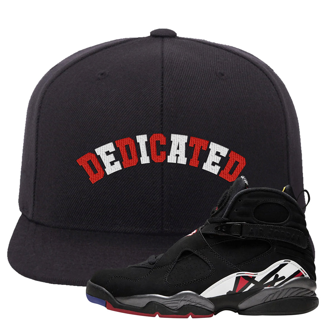 Playoffs 8s Snapback Hat | Dedicated, Black