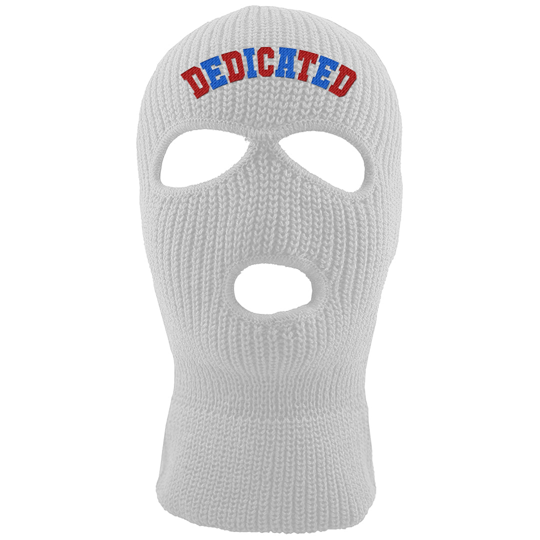 Playoffs 8s Ski Mask | Dedicated, White