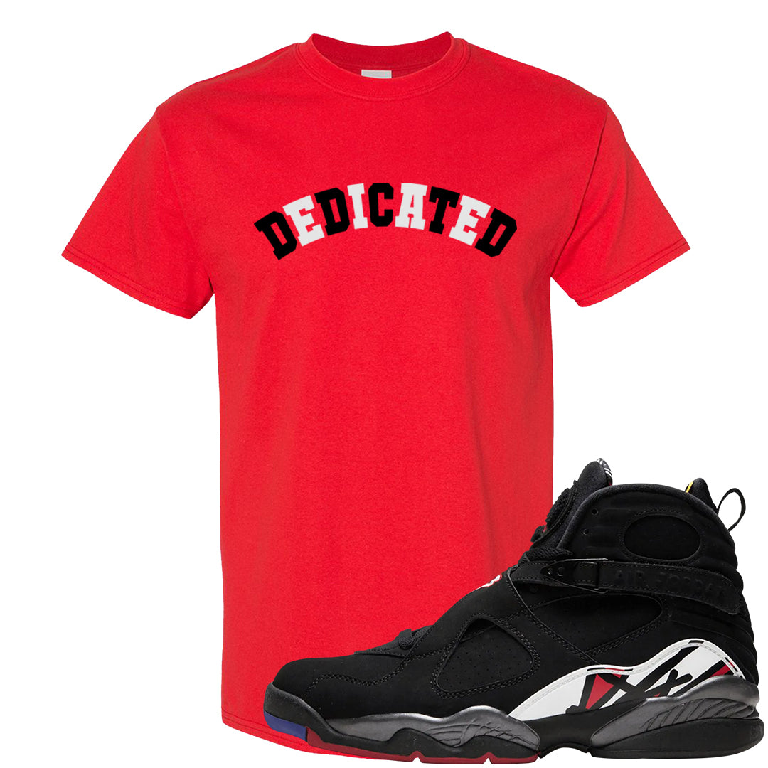 Playoffs 8s T Shirt | Dedicated, Red