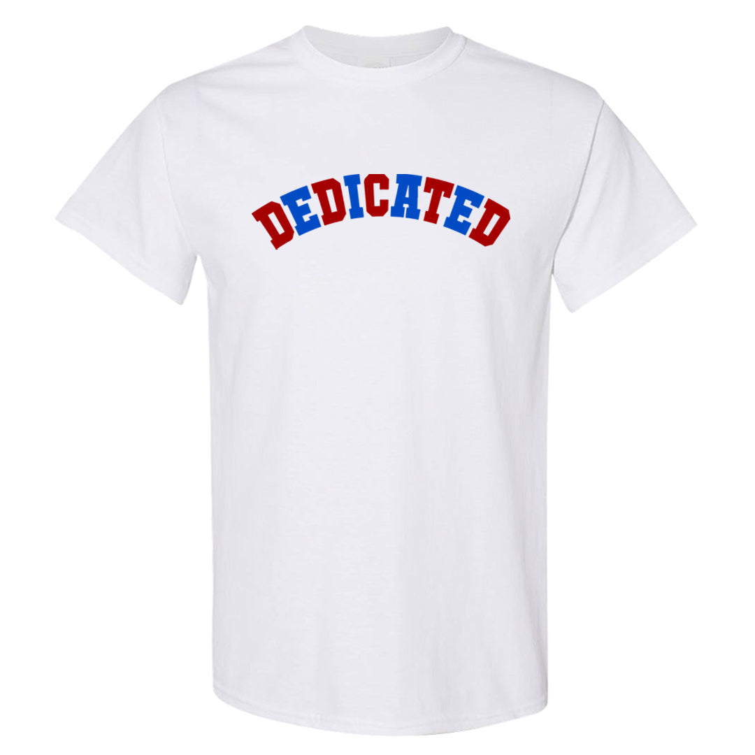Playoffs 8s T Shirt | Dedicated, White
