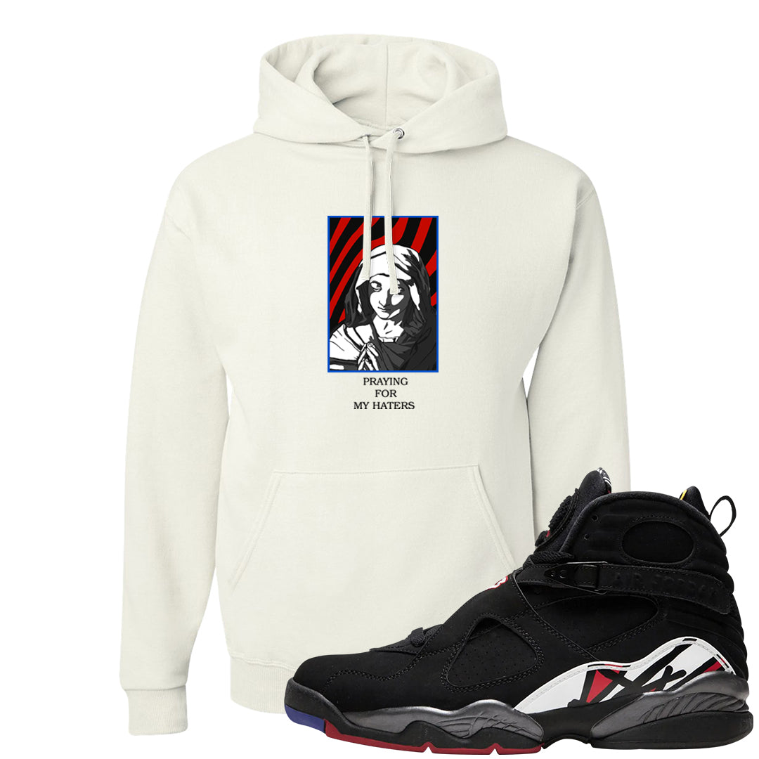Playoffs 8s Hoodie | God Told Me, White