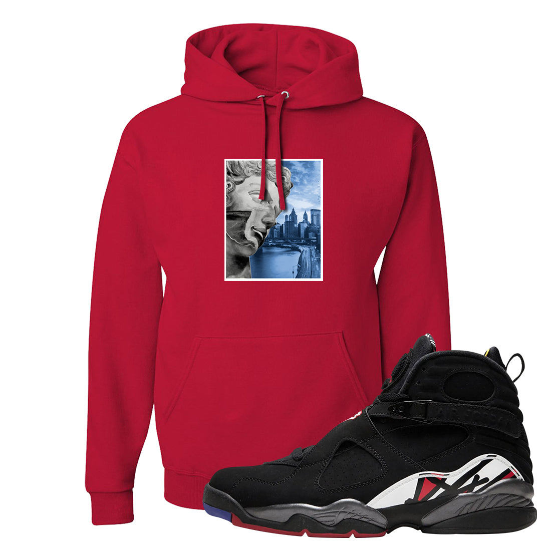 Playoffs 8s Hoodie | Miguel, Red