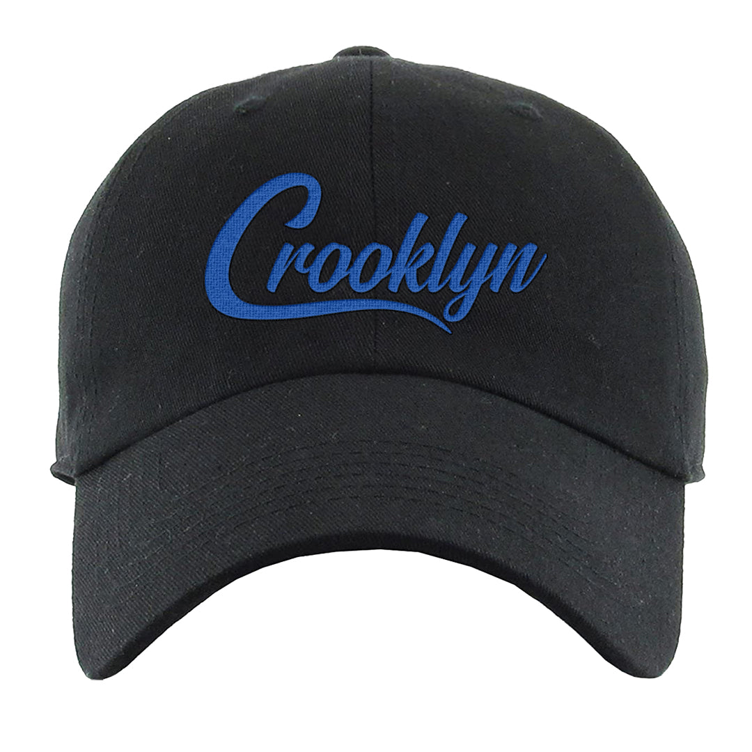 Blue Floods 1s Dad Hat | Crooklyn, Black