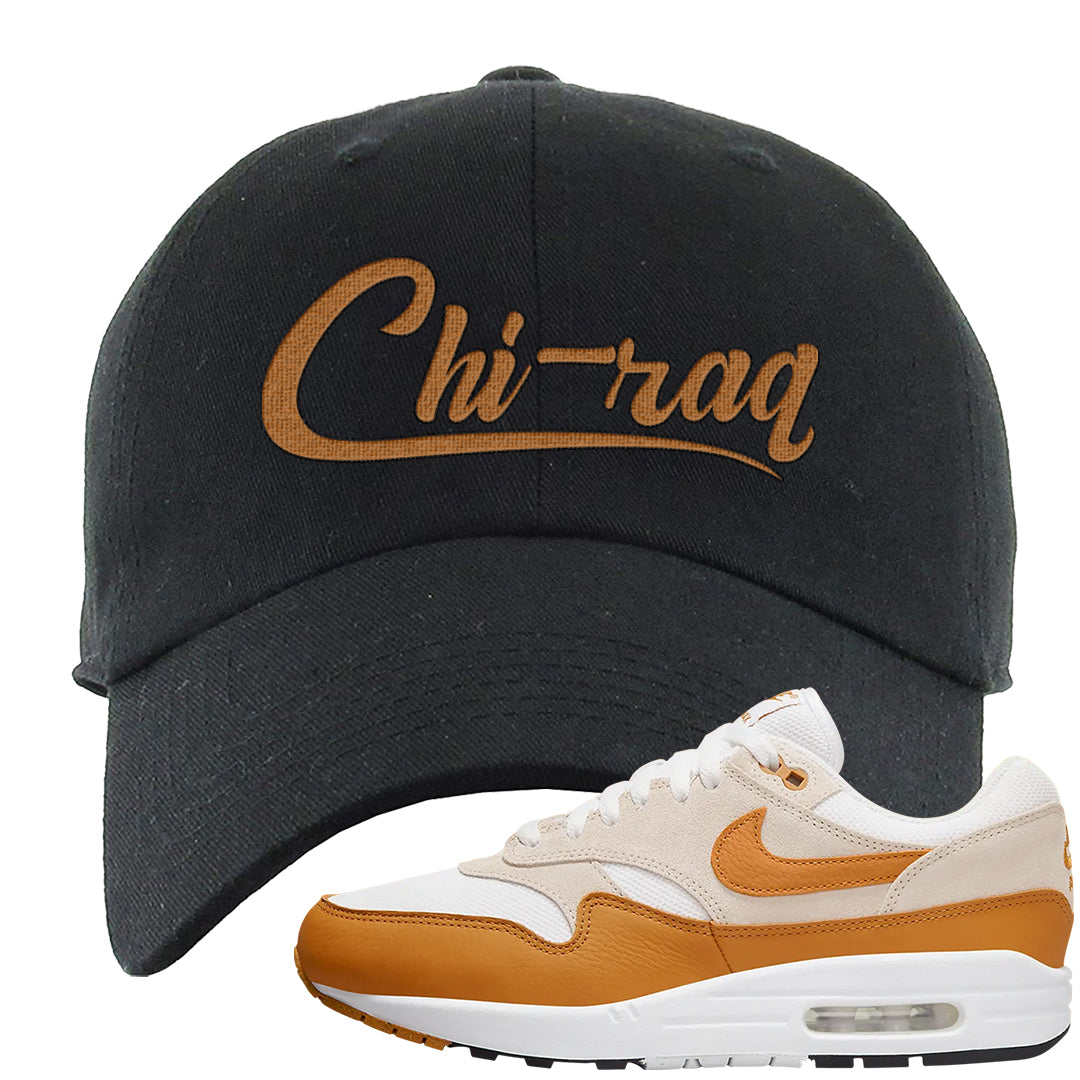 Bronze 1s Dad Hat | Chiraq, Black