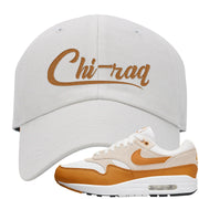 Bronze 1s Dad Hat | Chiraq, White