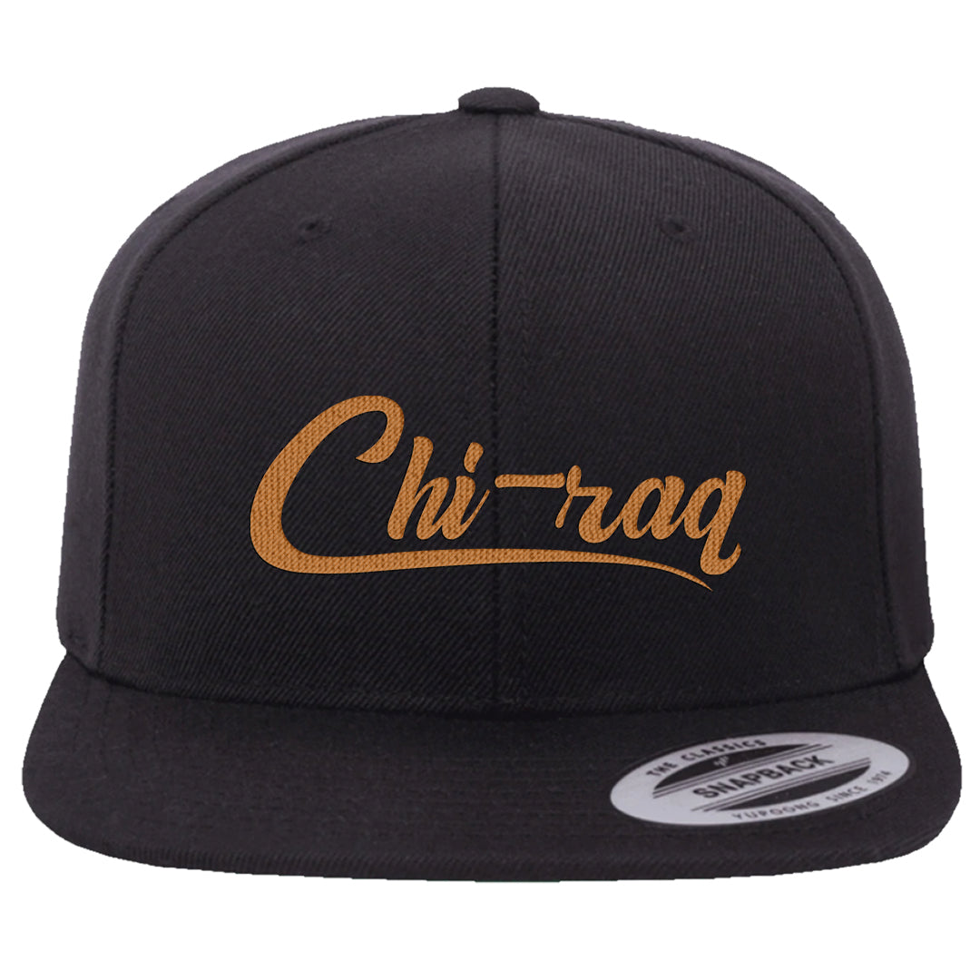 Bronze 1s Snapback Hat | Chiraq, Black