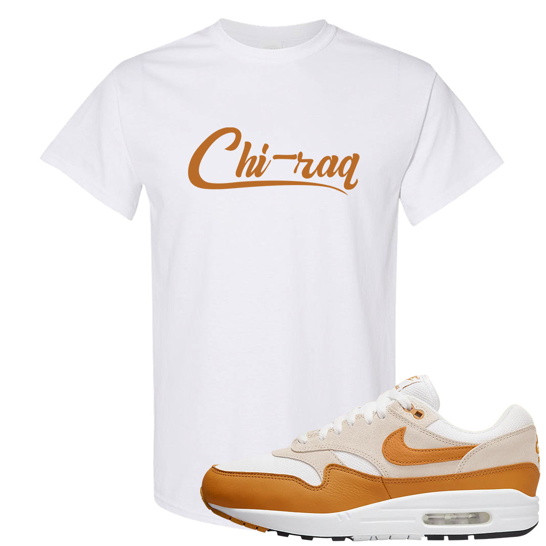 Bronze 1s T Shirt | Chiraq, White
