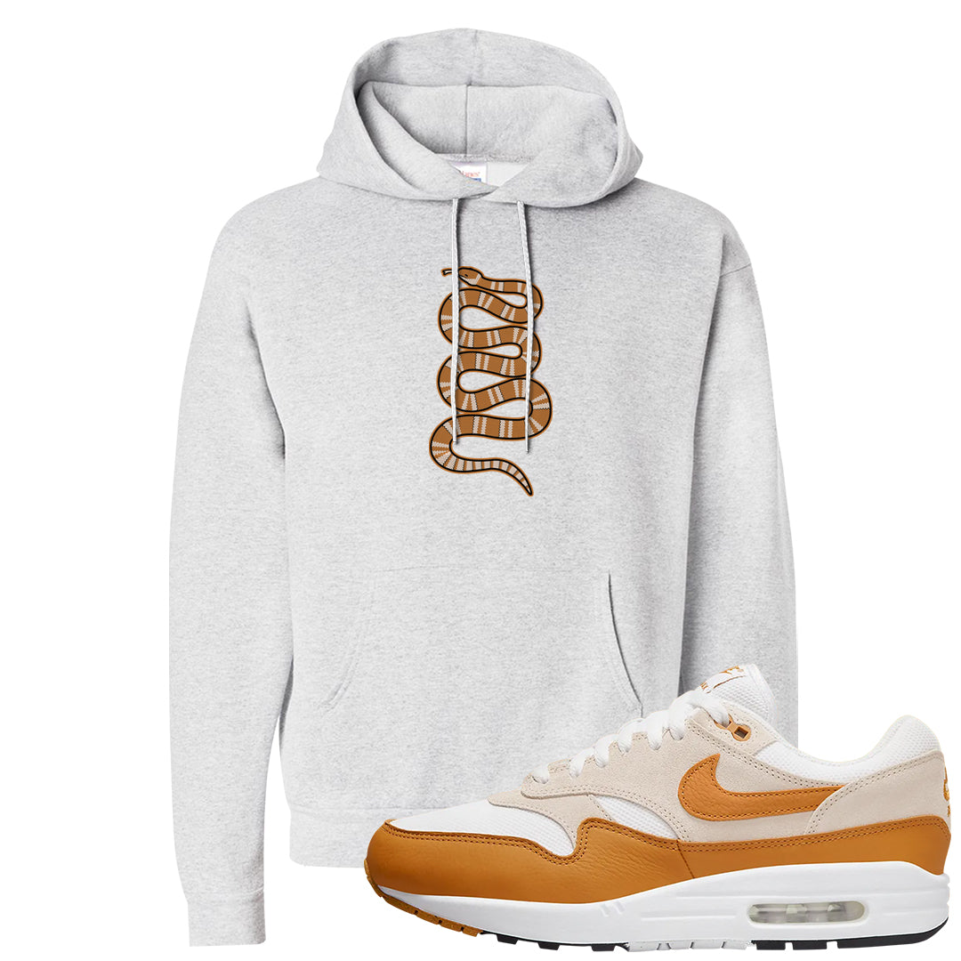 Bronze 1s Hoodie | Coiled Snake, Ash