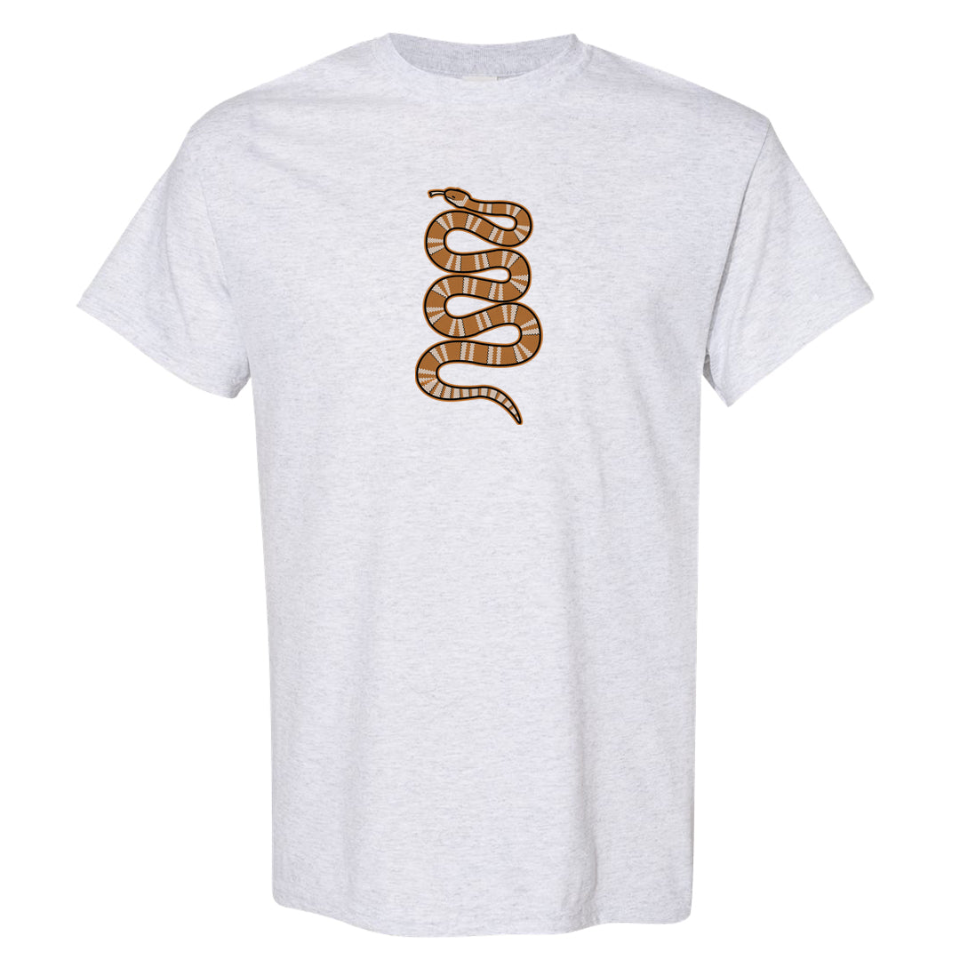 Bronze 1s T Shirt | Coiled Snake, Ash
