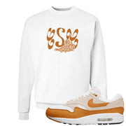 Bronze 1s Crewneck Sweatshirt | Certified Sneakerhead, White