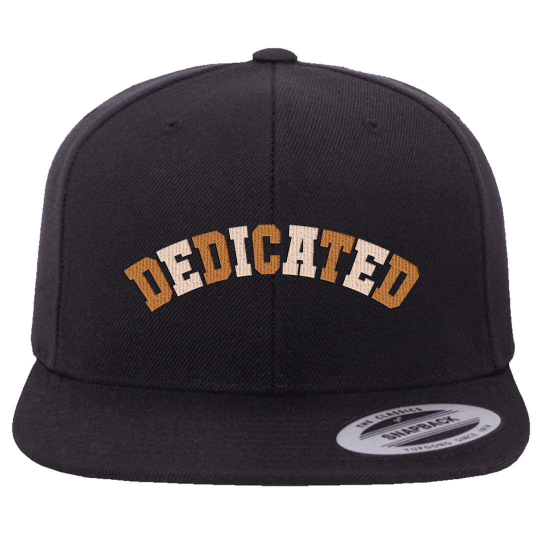 Bronze 1s Snapback Hat | Dedicated, Black