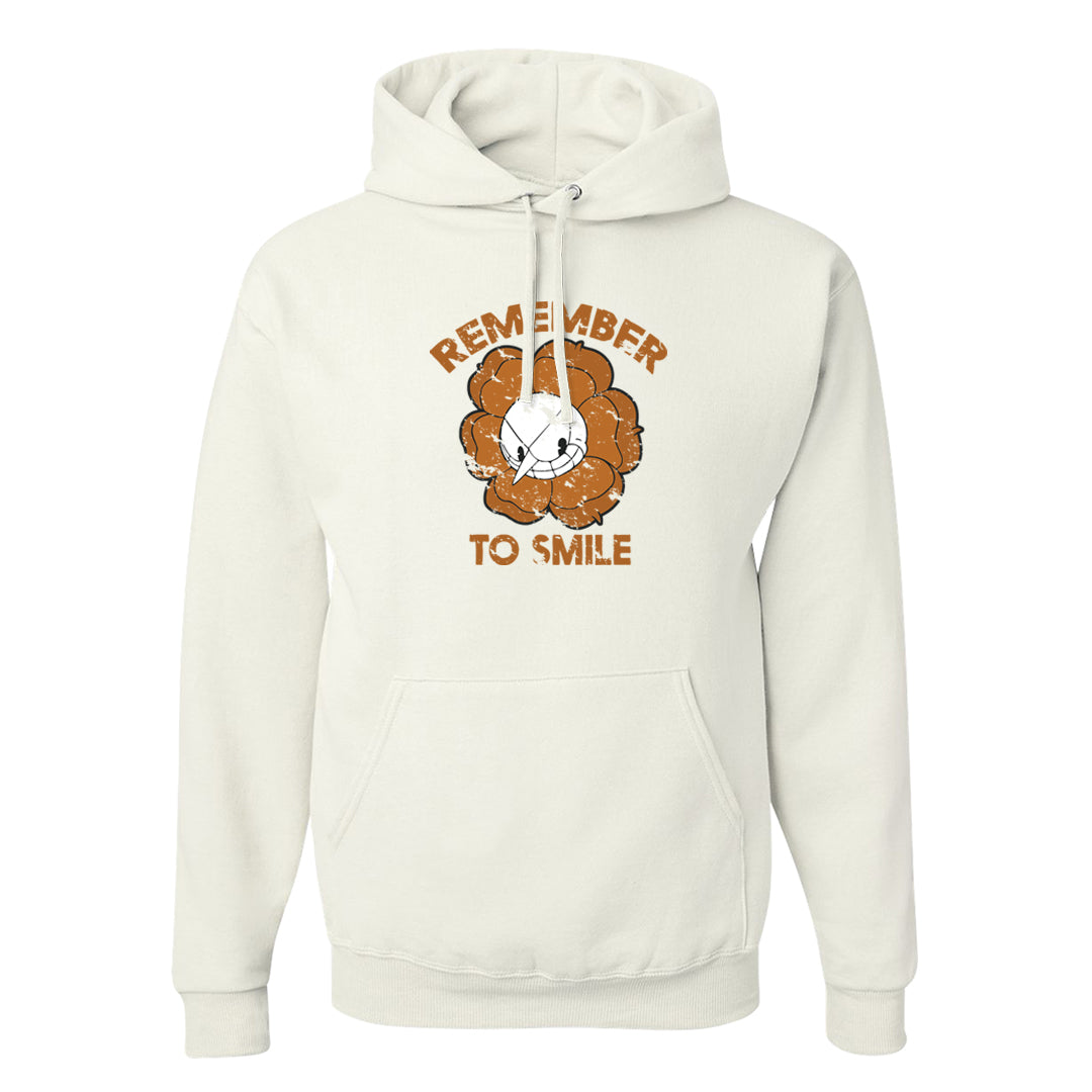 Bronze 1s Hoodie | Remember To Smile, White