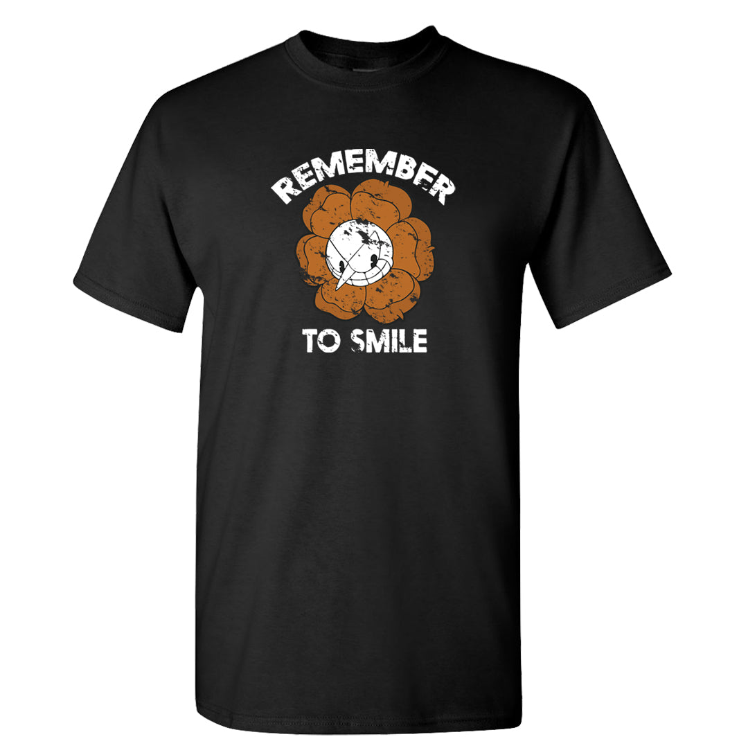 Bronze 1s T Shirt | Remember To Smile, Black