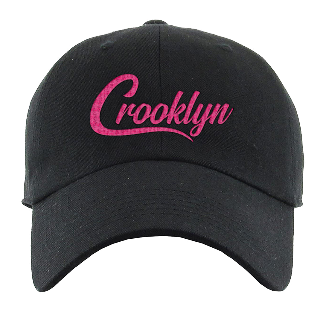 Familia Hyper Pink 1s Dad Hat | Crooklyn, Black