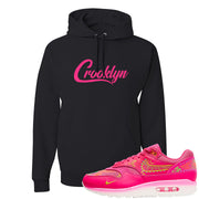 Familia Hyper Pink 1s Hoodie | Crooklyn, Black
