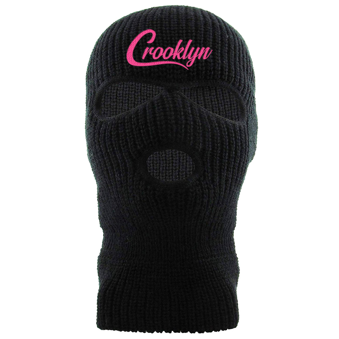 Familia Hyper Pink 1s Ski Mask | Crooklyn, Black