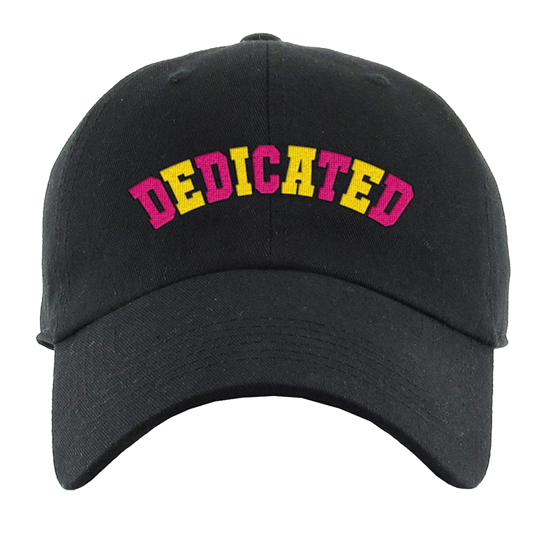 Familia Hyper Pink 1s Dad Hat | Dedicated, Black