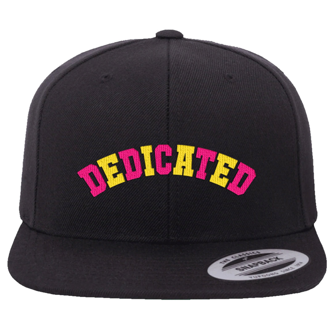 Familia Hyper Pink 1s Snapback Hat | Dedicated, Black