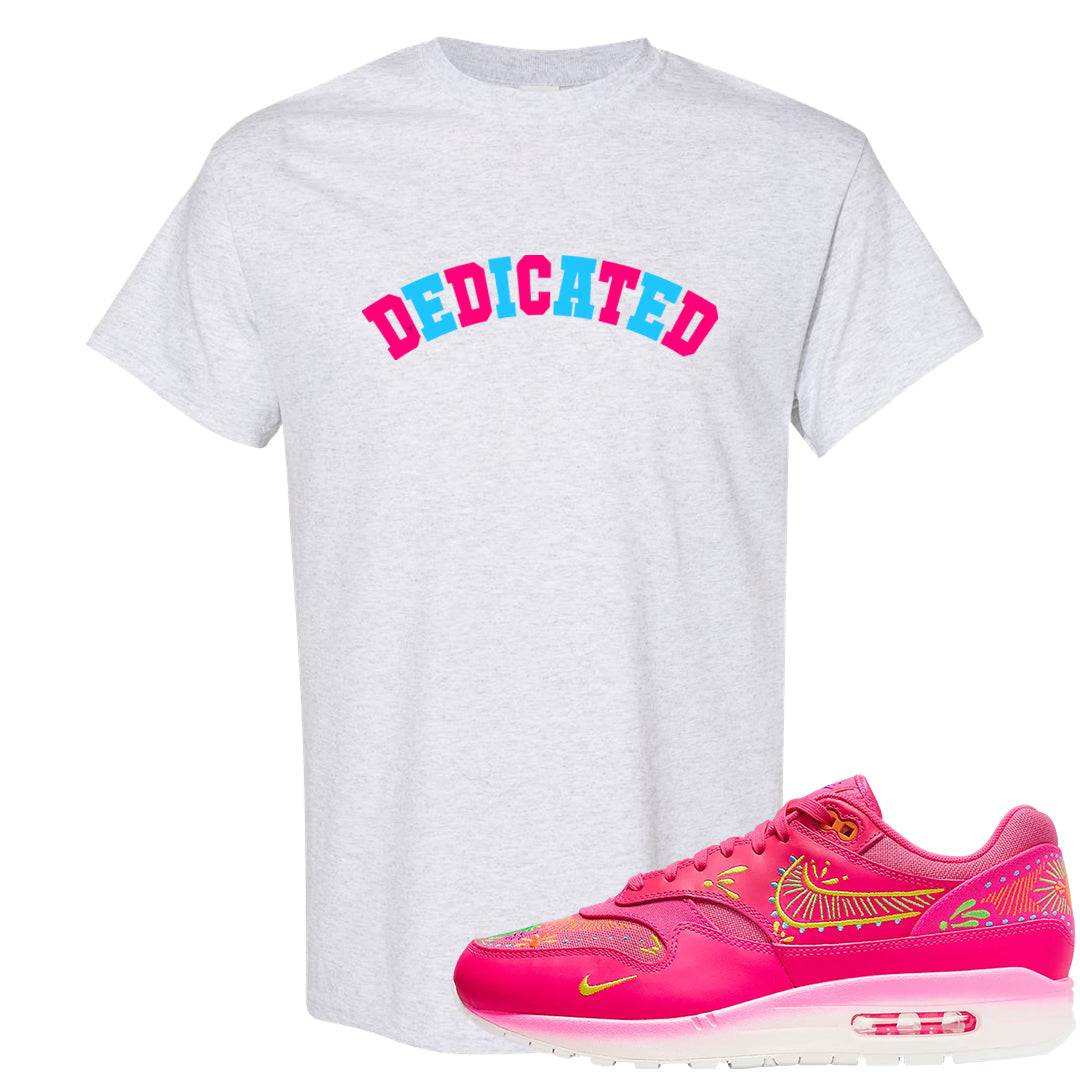 Familia Hyper Pink 1s T Shirt | Dedicated, Ash