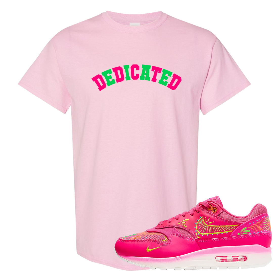 Familia Hyper Pink 1s T Shirt | Dedicated, Light Pink