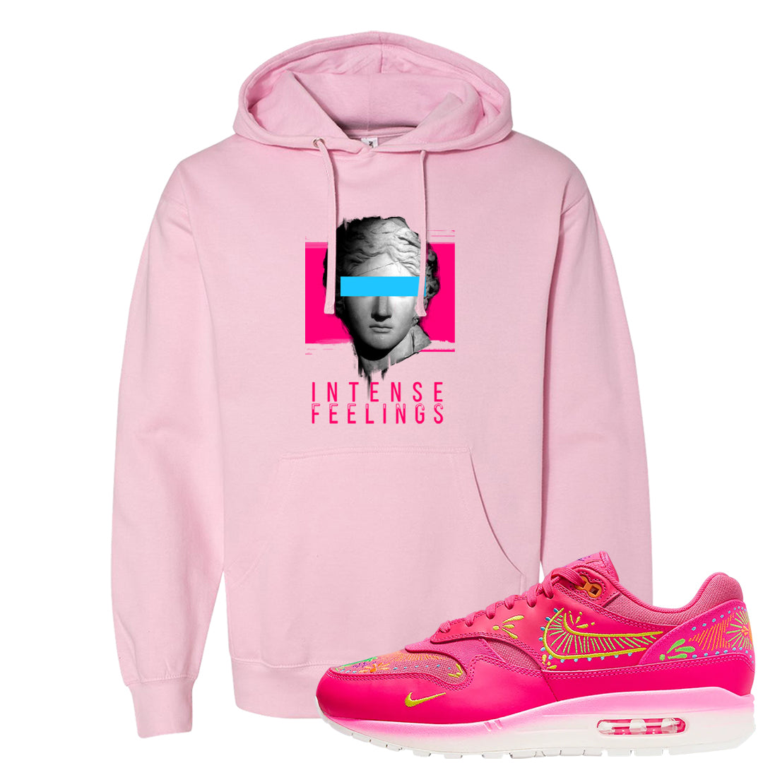 Familia Hyper Pink 1s Hoodie | Intense Feelings, Light Pink