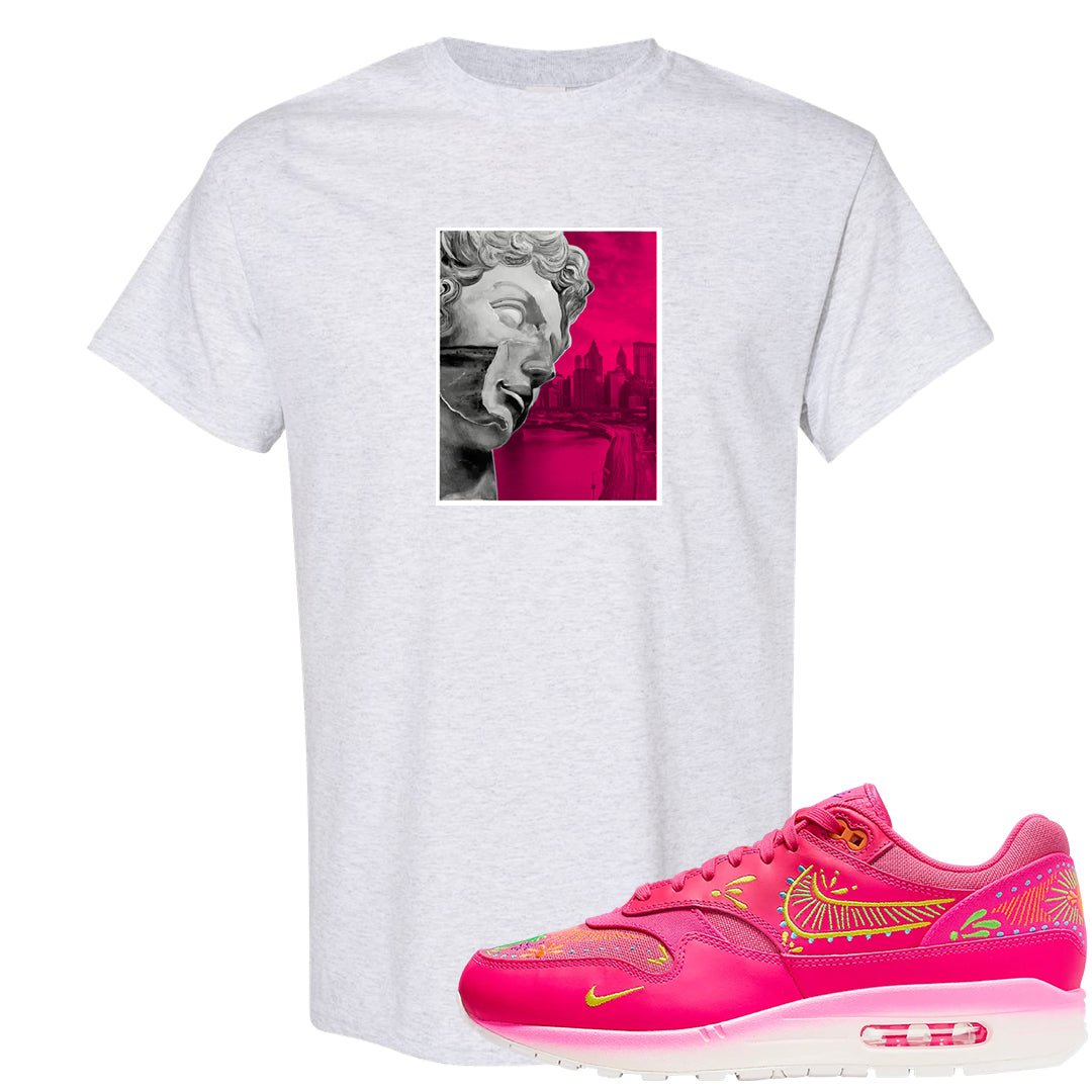 Familia Hyper Pink 1s T Shirt | Miguel, Ash