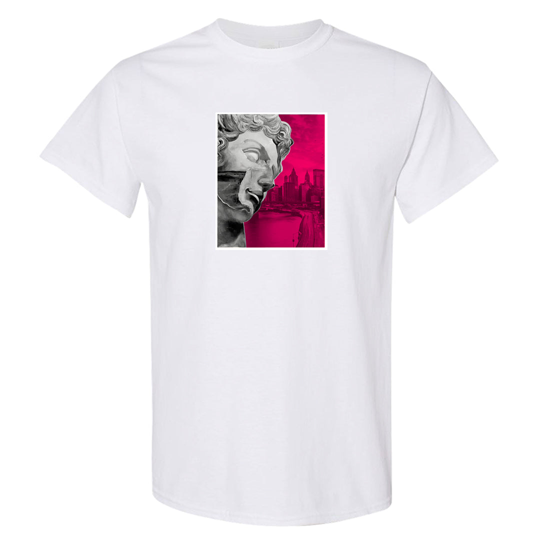 Familia Hyper Pink 1s T Shirt | Miguel, White