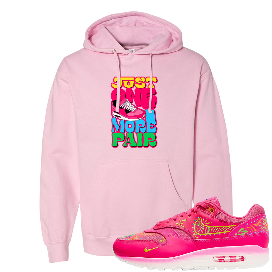 Familia Hyper Pink 1s Hoodie | One More Pair Max, Light Pink