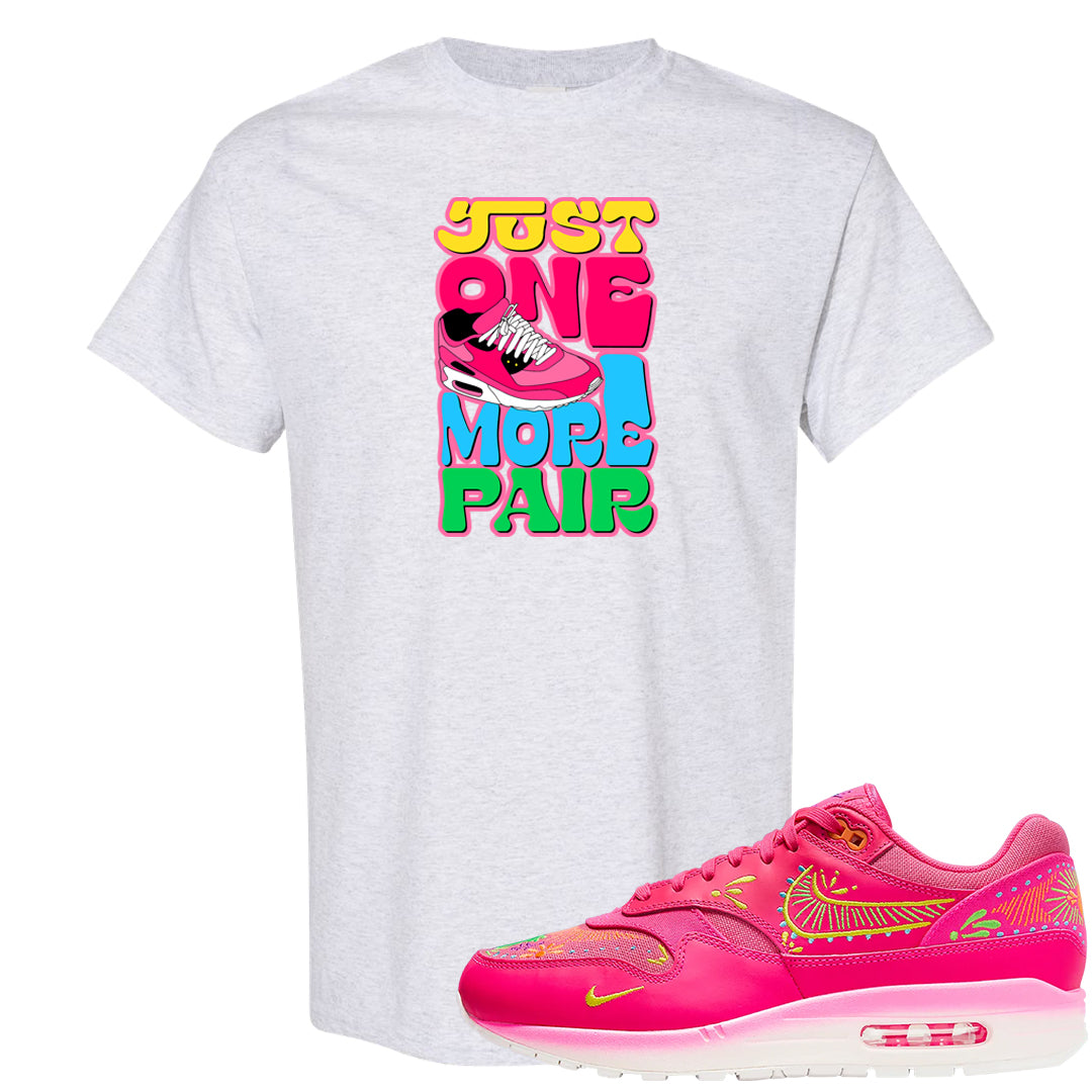 Familia Hyper Pink 1s T Shirt | One More Pair Max, Ash