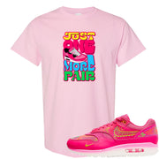 Familia Hyper Pink 1s T Shirt | One More Pair Max, Light Pink