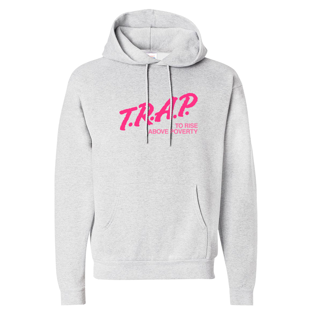 Familia Hyper Pink 1s Hoodie | Trap To Rise Above Poverty, Ash