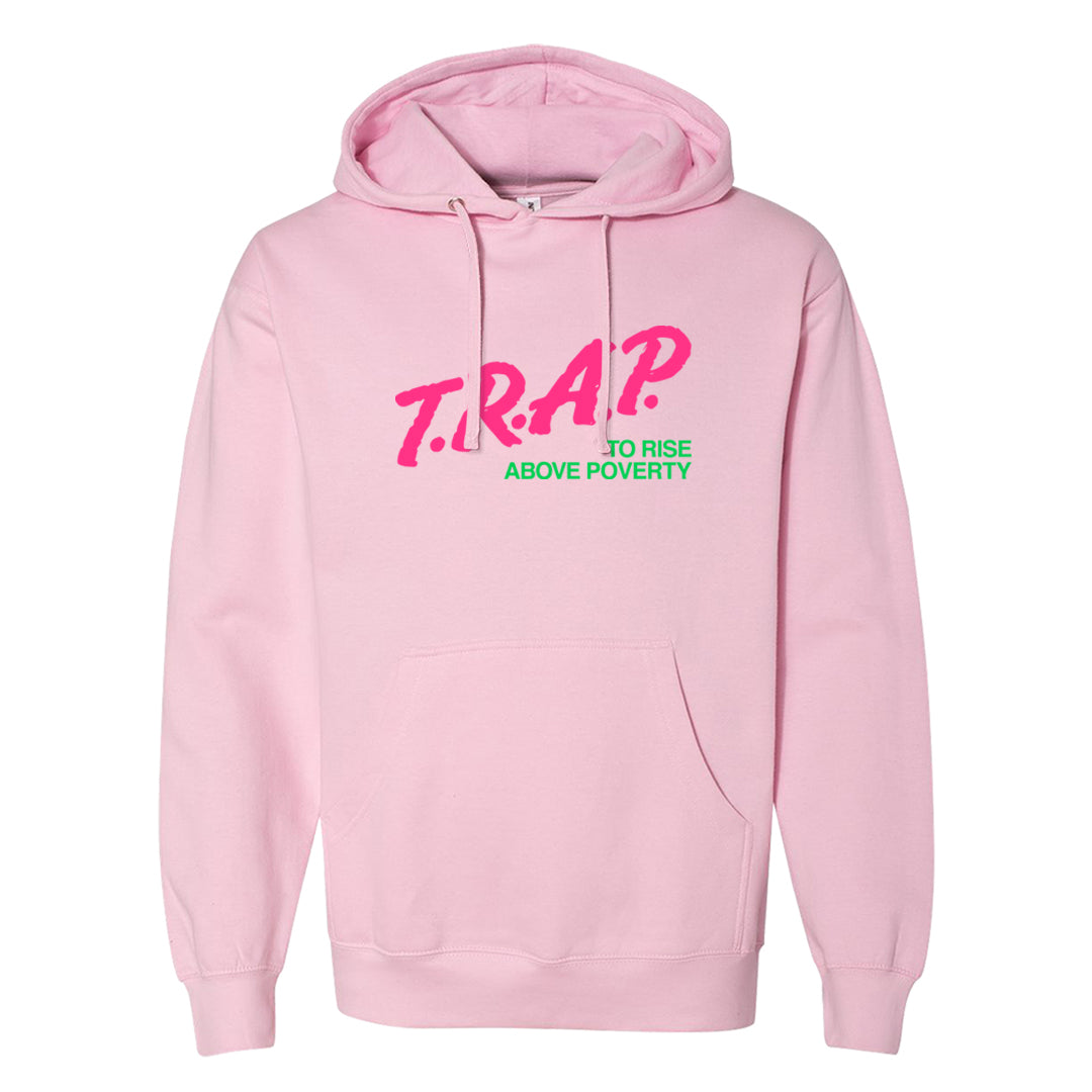 Familia Hyper Pink 1s Hoodie | Trap To Rise Above Poverty, Light Pink