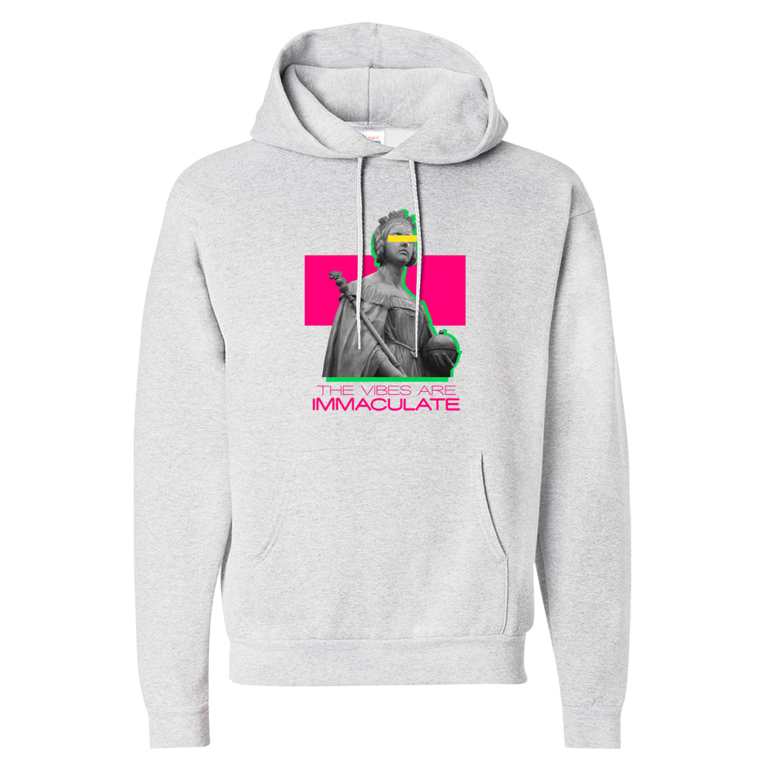 Familia Hyper Pink 1s Hoodie | The Vibes Are Immaculate, Ash