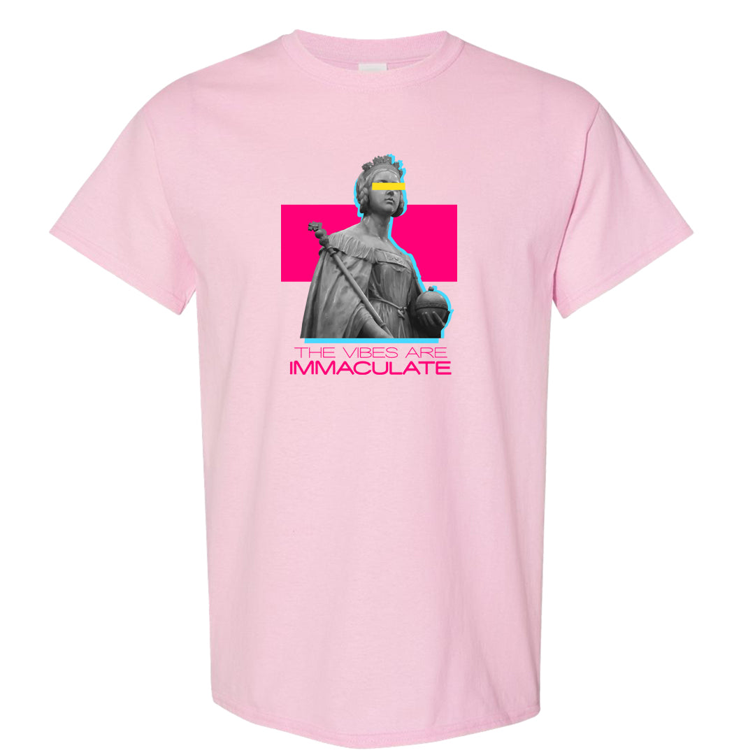 Familia Hyper Pink 1s T Shirt | The Vibes Are Immaculate, Light Pink