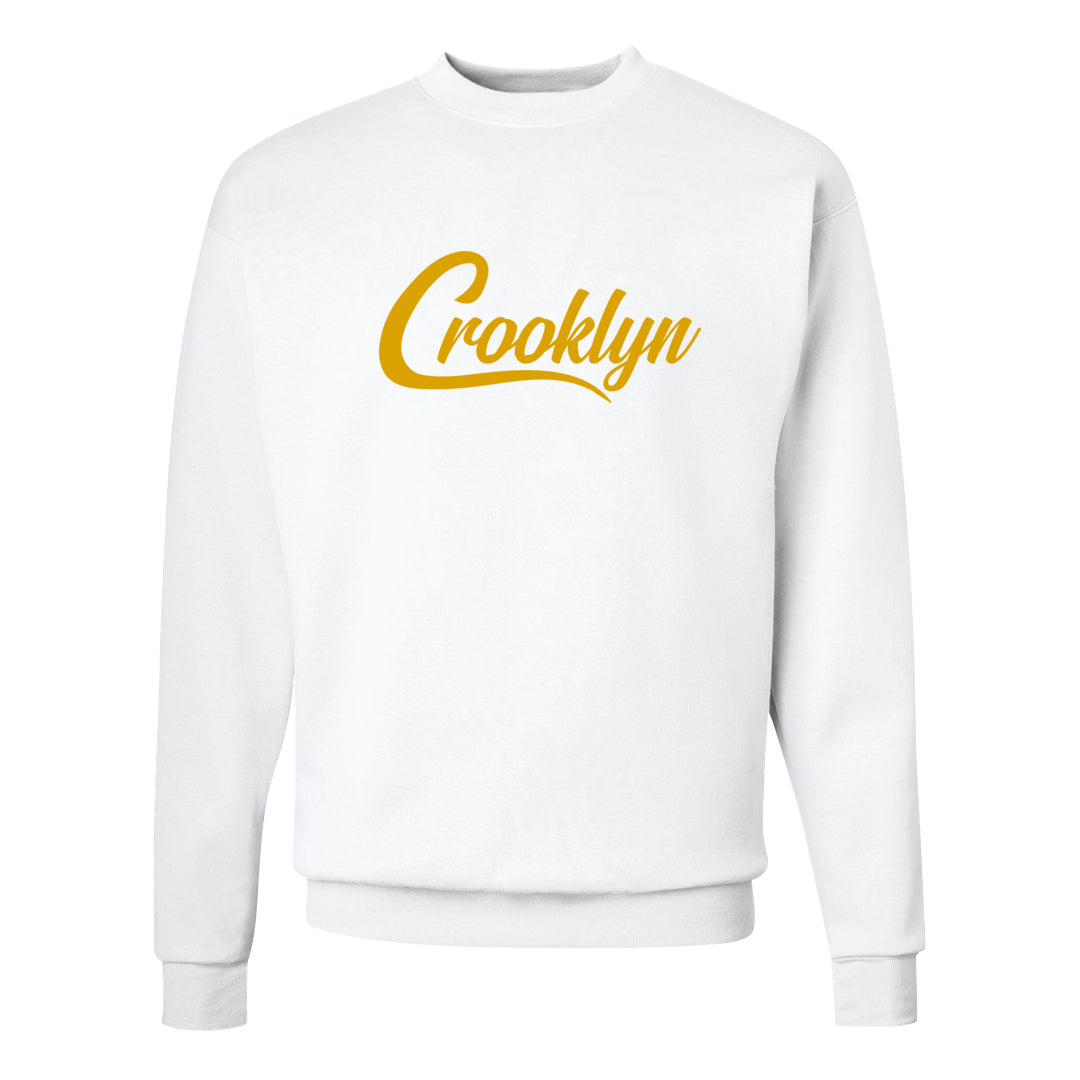 Familia 1s Crewneck Sweatshirt | All Seeing Eye, White