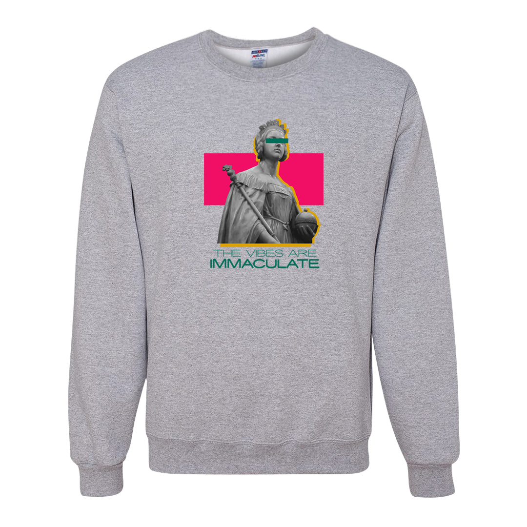 Familia 1s Crewneck Sweatshirt | The Vibes Are Immaculate, Ash