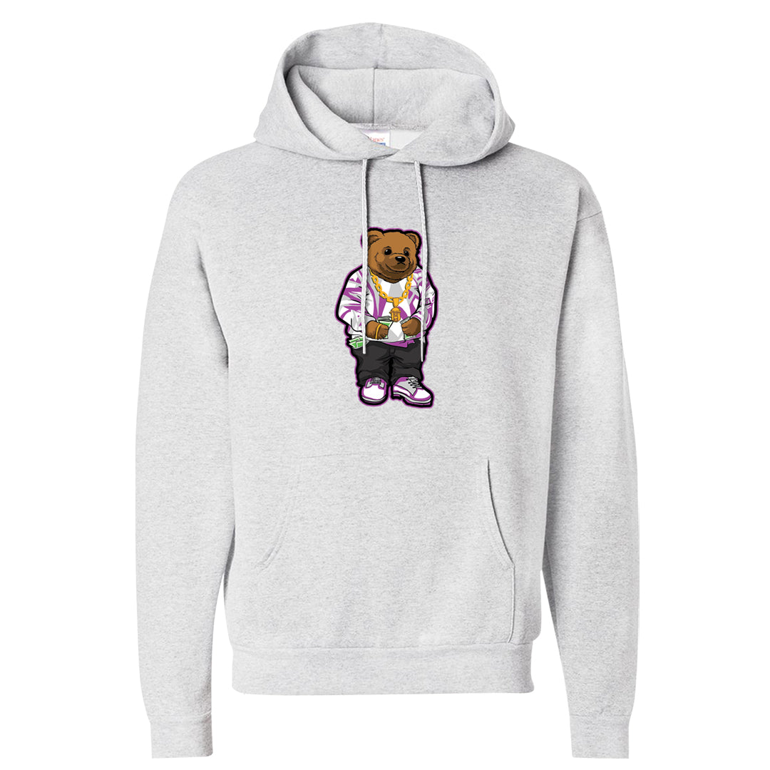 Fuchsia Dream 1s Hoodie | Sweater Bear, Ash