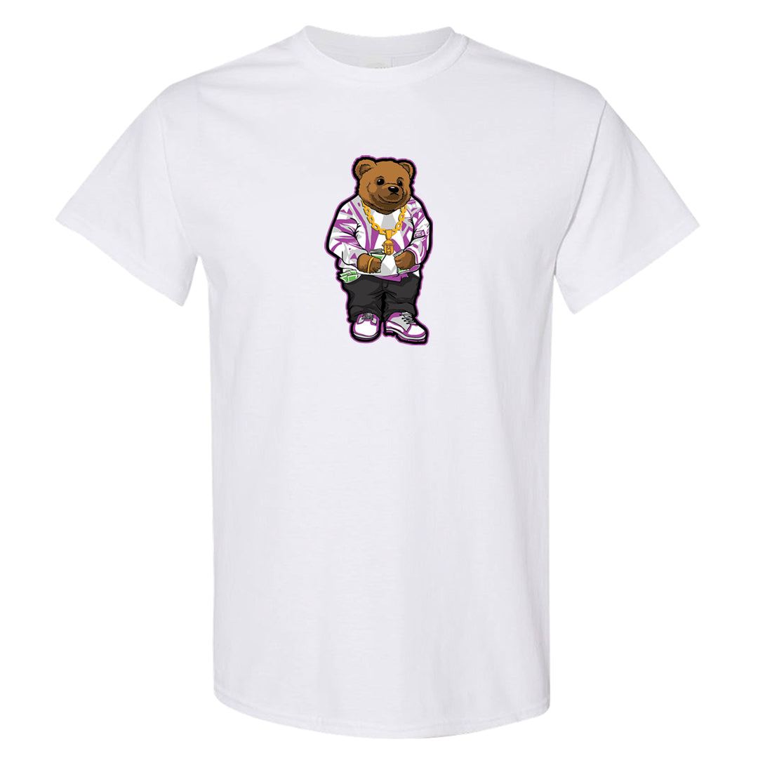 Fuchsia Dream 1s T Shirt | Sweater Bear, White