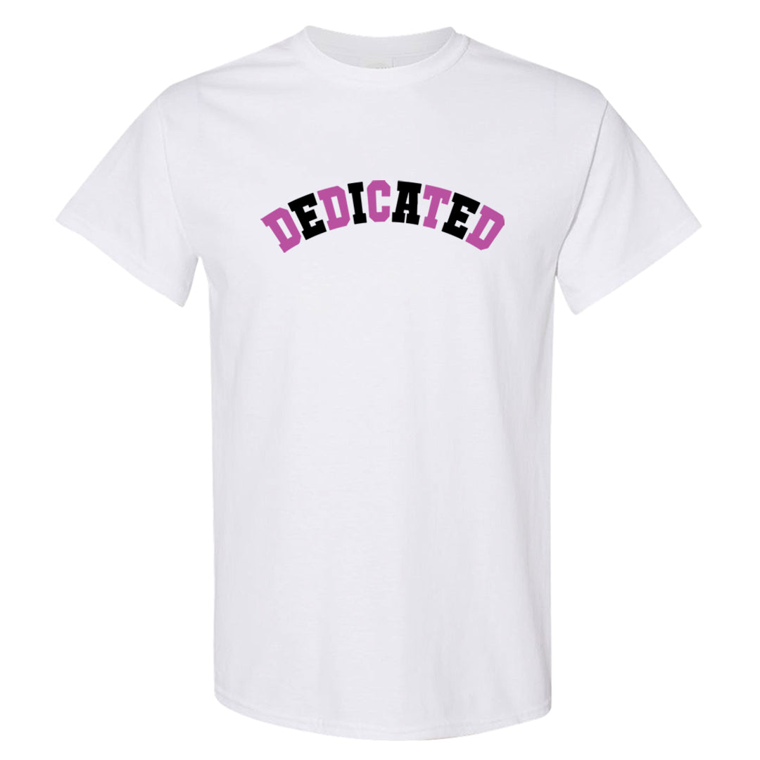 Fuchsia Dream 1s T Shirt | Dedicated, White