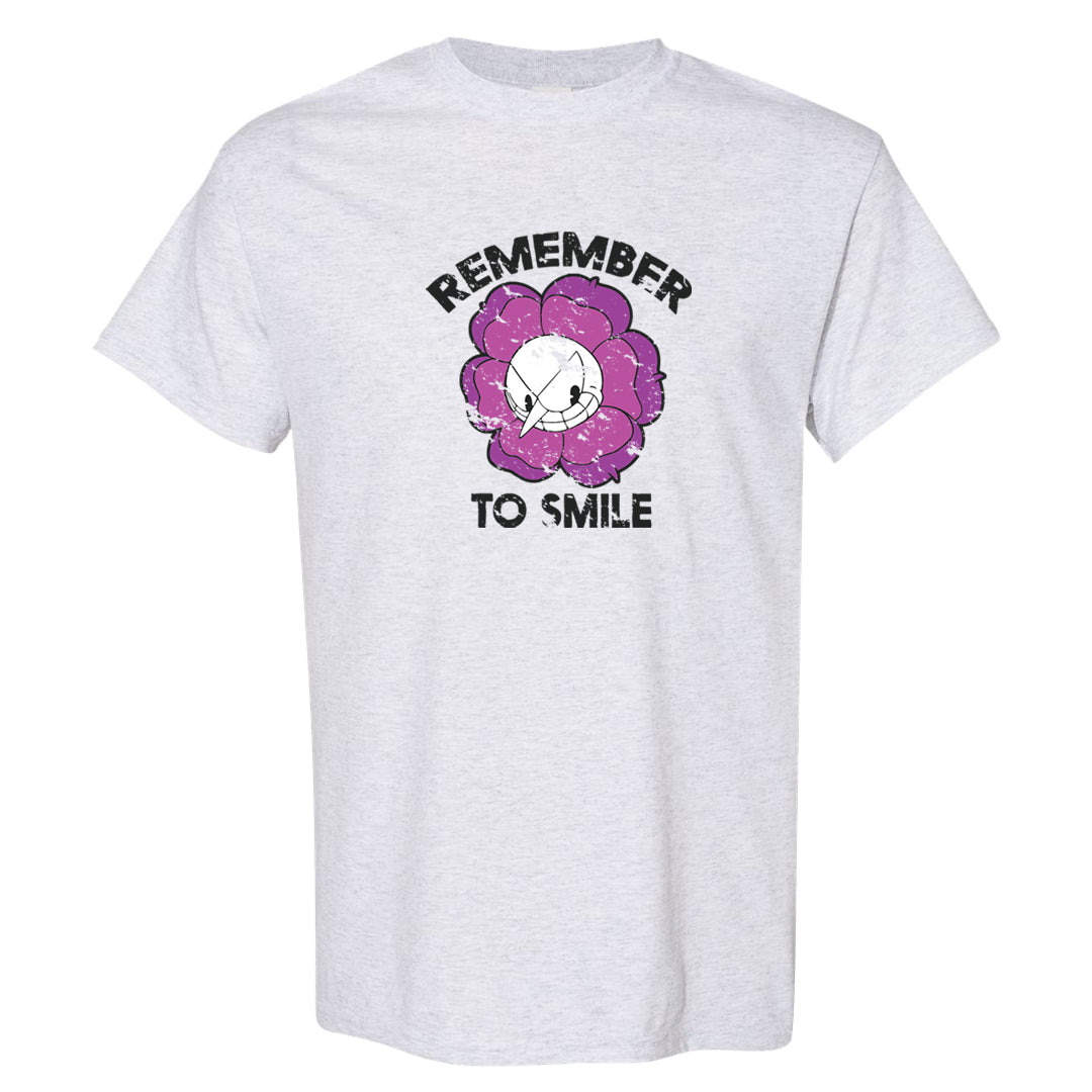 Fuchsia Dream 1s T Shirt | Remember To Smile, Ash